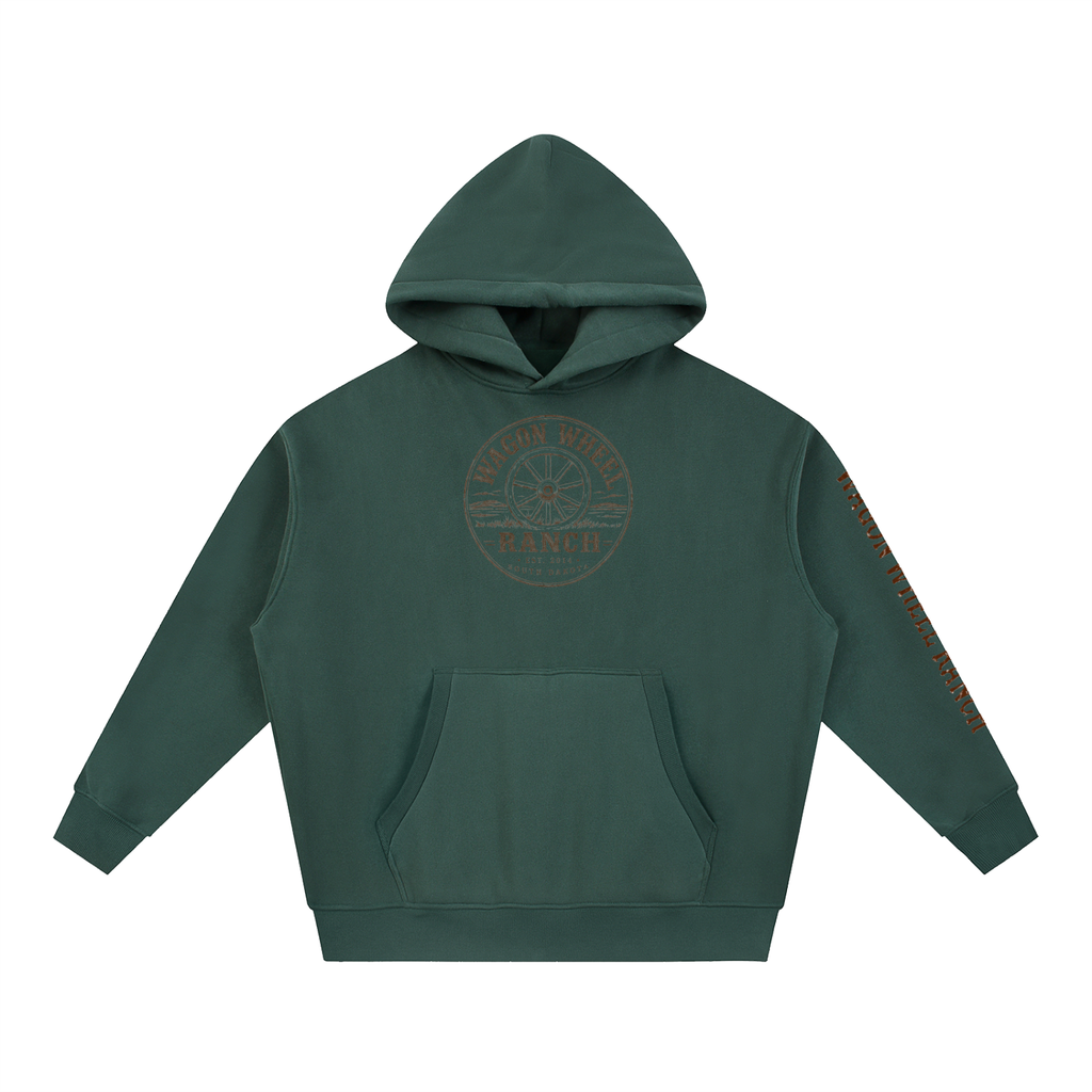 Essential Oversized Boxy Fit Fleece Hoodie