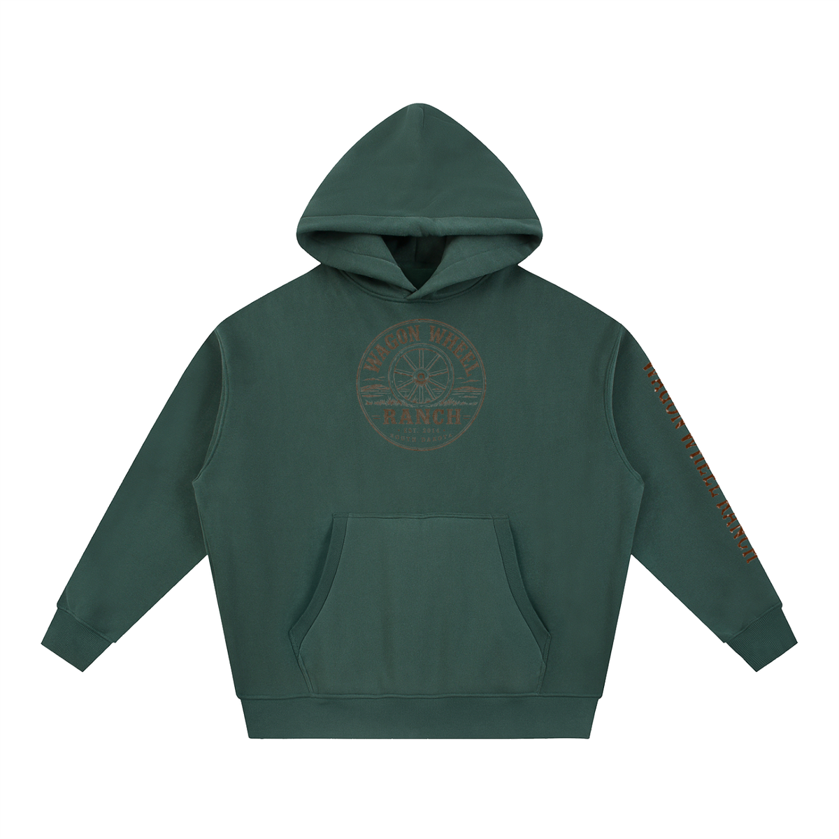 Essential Oversized Boxy Fit Fleece Hoodie