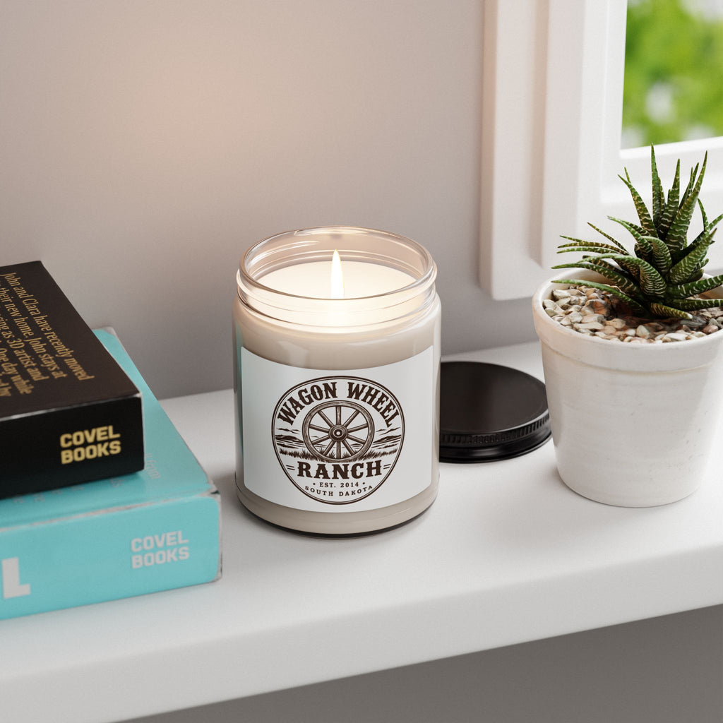 Scented Soy Candle – Wagon Wheel Ranch Western Farmhouse Decor