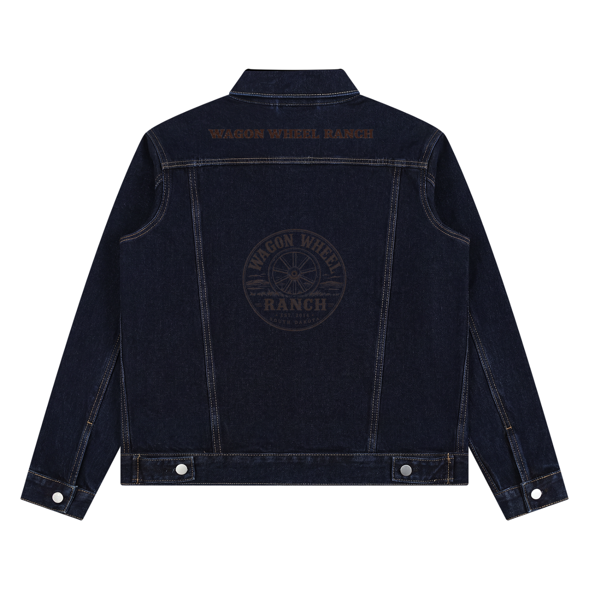 Unisex Vintage Wash Denim Jacket