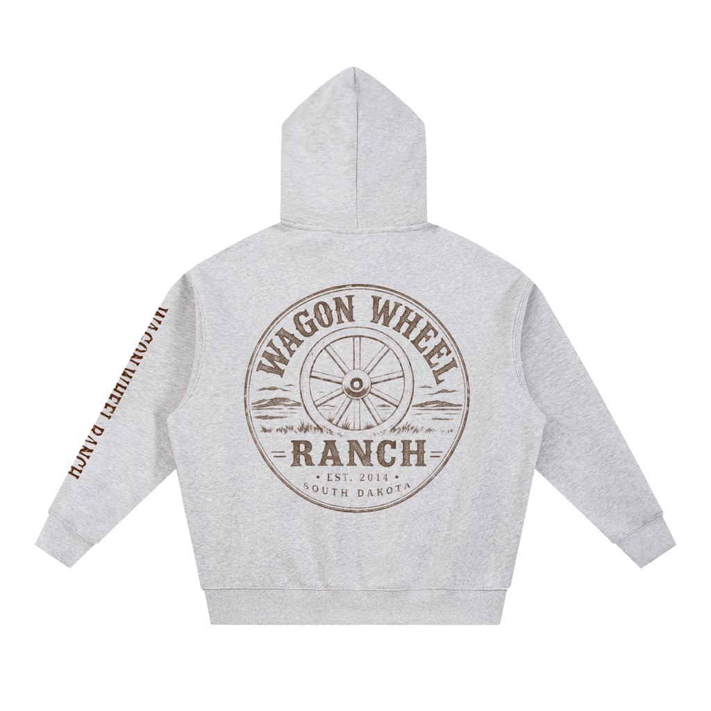 Essential Oversized Boxy Fit Fleece Hoodie