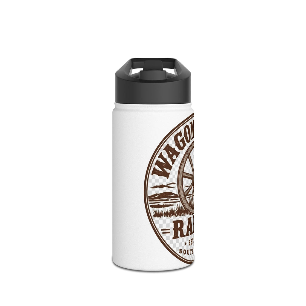 Western Wagon Wheel Ranch Stainless Steel Water Bottle