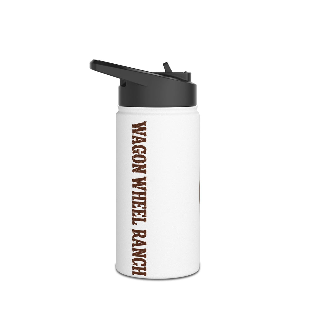 Western Wagon Wheel Ranch Stainless Steel Water Bottle