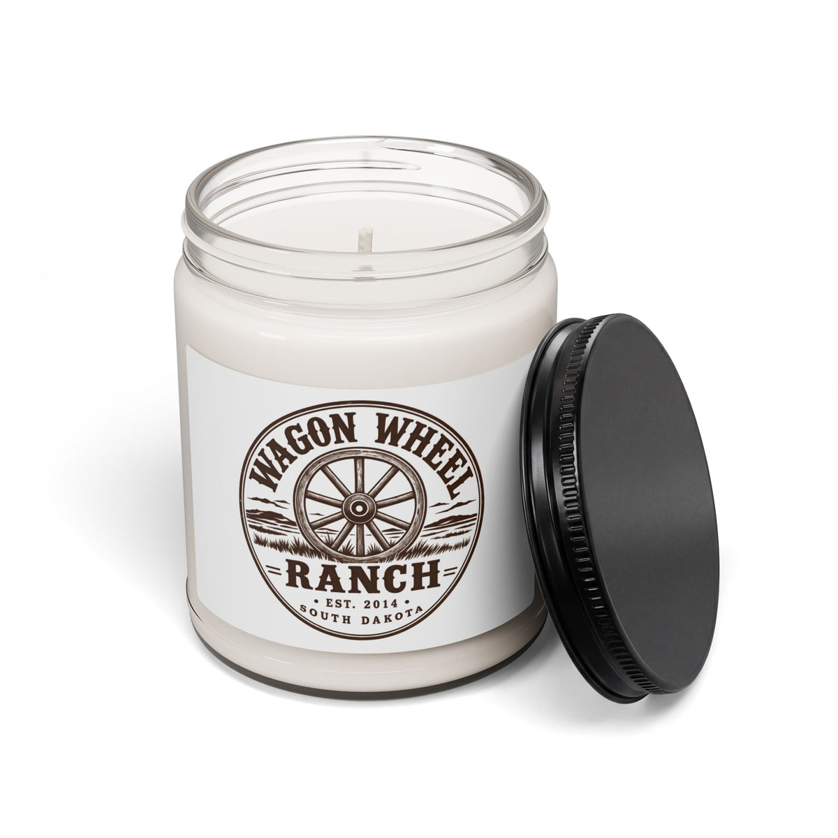 Scented Soy Candle – Wagon Wheel Ranch Western Farmhouse Decor