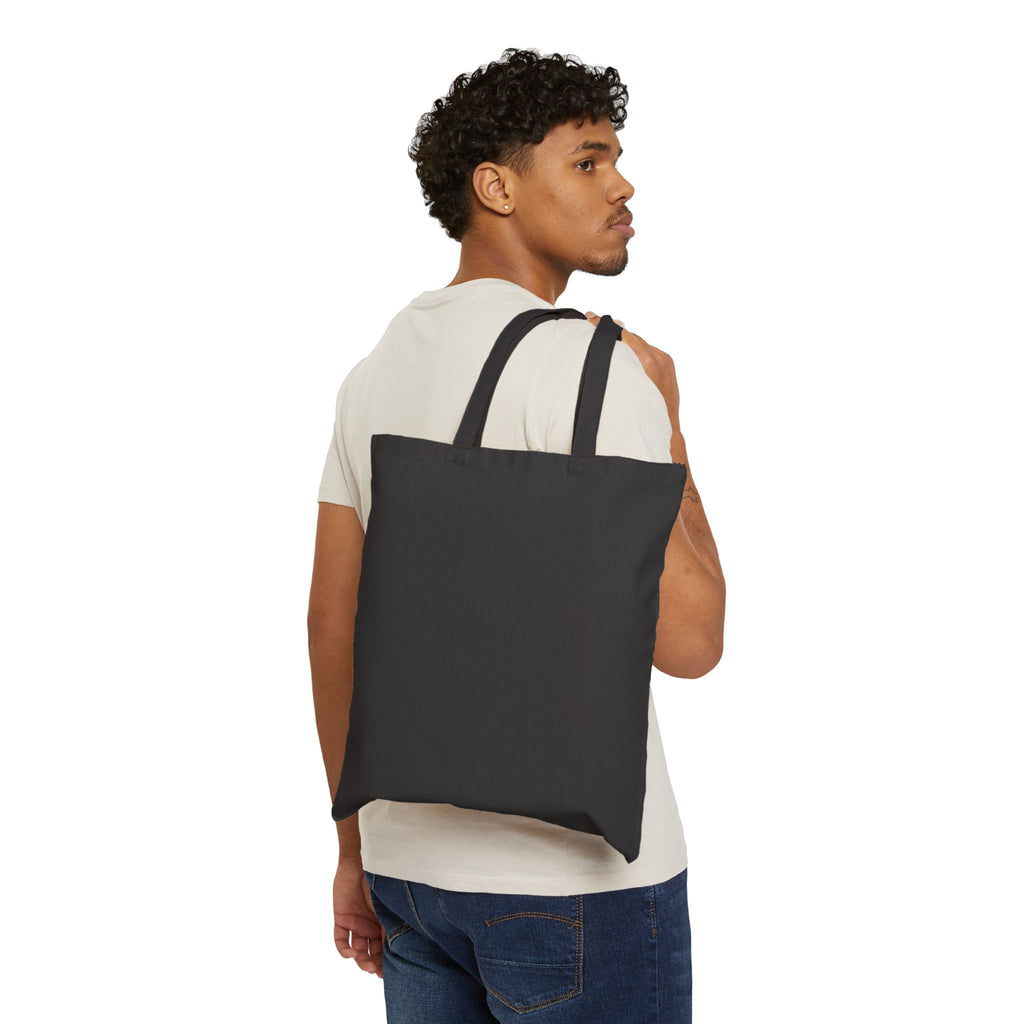 Wagon Wheel Ranch Cotton Tote Bag – Rustic Western Logo Canvas Market Tote