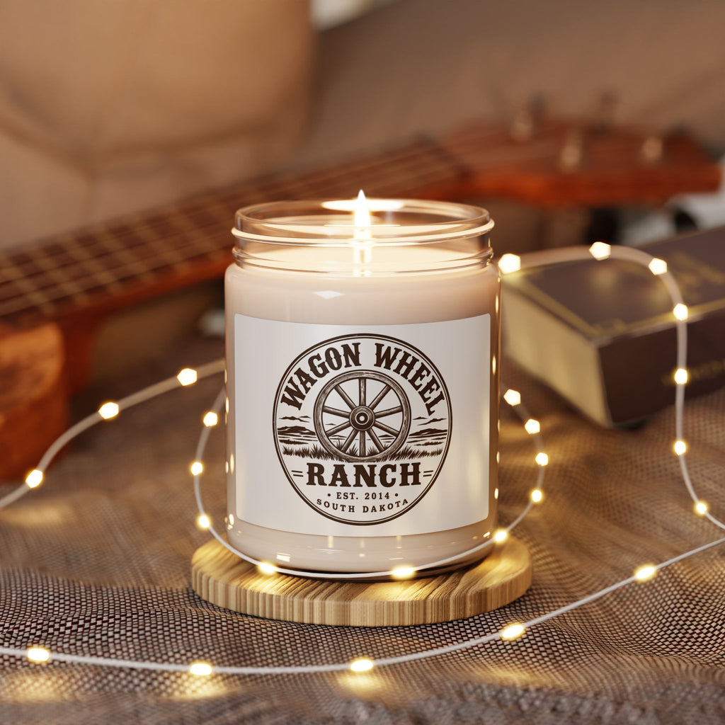 Scented Soy Candle – Wagon Wheel Ranch Western Farmhouse Decor