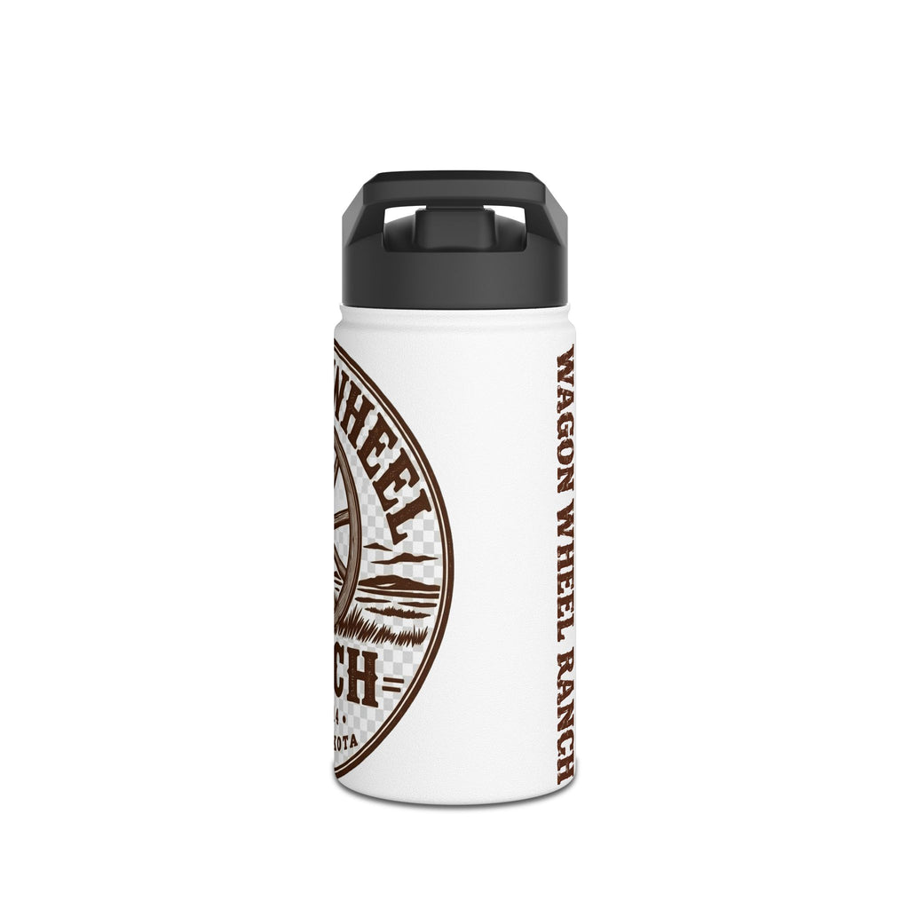 Western Wagon Wheel Ranch Stainless Steel Water Bottle