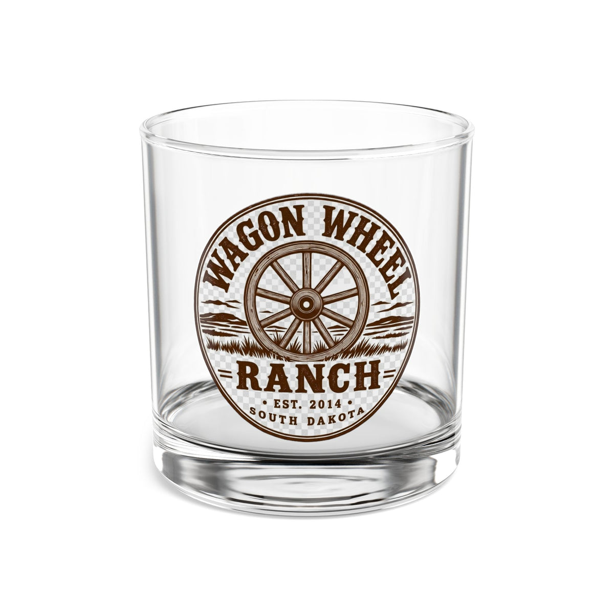 Wagon Wheel Ranch 10oz Rocks Glass