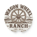 Soapstone Car Coaster – Wagon Wheel Ranch South Dakota Western Decor