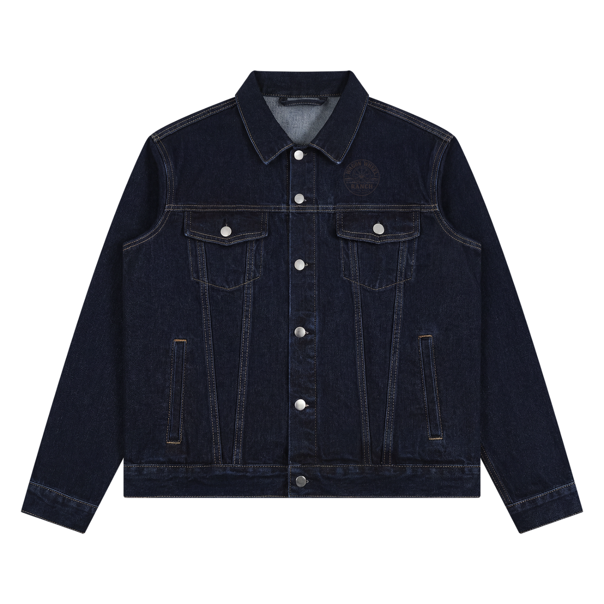 Unisex Vintage Wash Denim Jacket