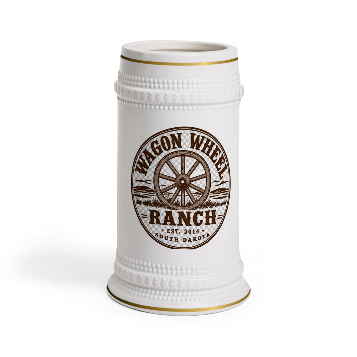 Wagon Wheel Ranch Beer Stein Mug