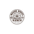 Wagon Wheel Ranch Kiss-Cut Sticker — Vintage Western Logo Sticker (Est. 2014, South Dakota)