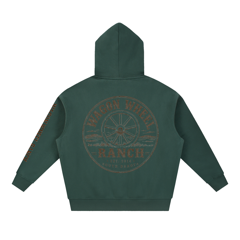 Essential Oversized Boxy Fit Fleece Hoodie