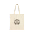 Wagon Wheel Ranch Cotton Tote Bag – Rustic Western Logo Canvas Market Tote