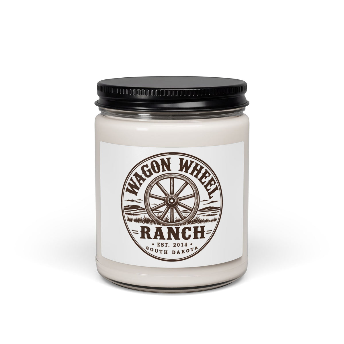 Scented Soy Candle – Wagon Wheel Ranch Western Farmhouse Decor