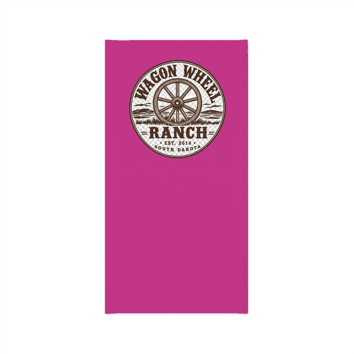 Wagon Wheel Ranch Magenta Neck Gaiter