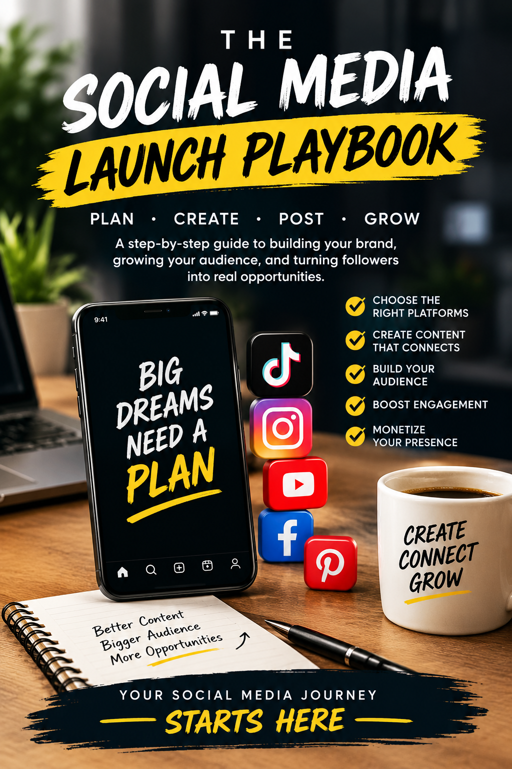 The Social Media Launch Playbook cover
